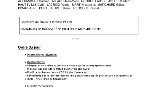Compte-rendu Ann&eacute;e 2018